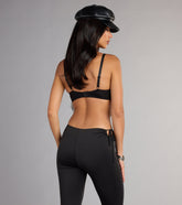 Watch Me Shine Rhinestone Fringe Bra Top